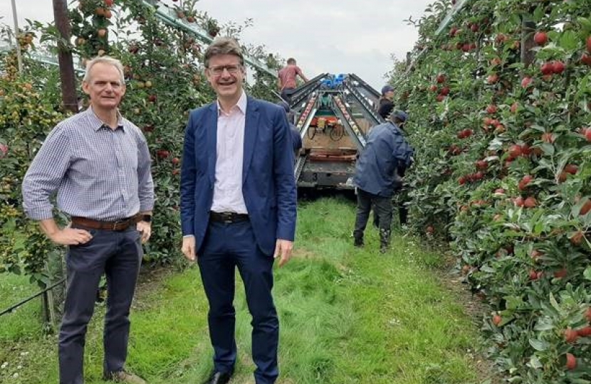 Greg sees high-tech apple harvesting in action